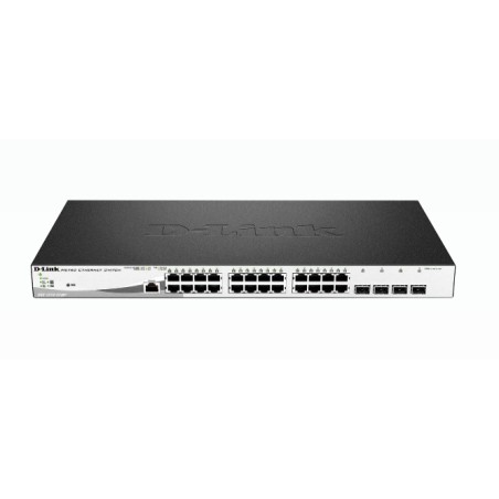 "D-Link 28-Port Gigabit PoE Smart Switch | High-Performance Networking | DGS-1210-28MP/E"